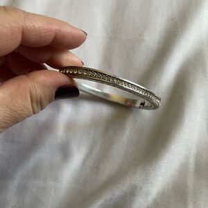 Brighton Elegant Silver Bangle Bracelet